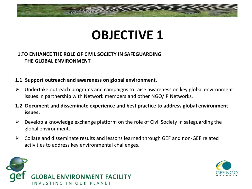 objective 1