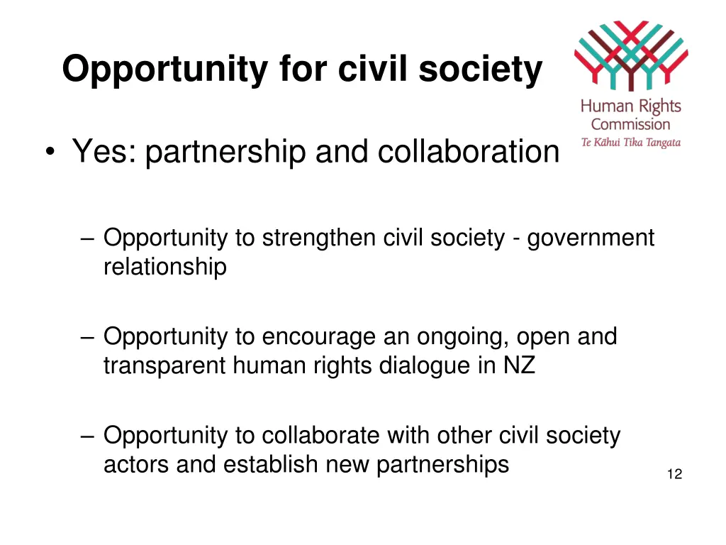 opportunity for civil society 1
