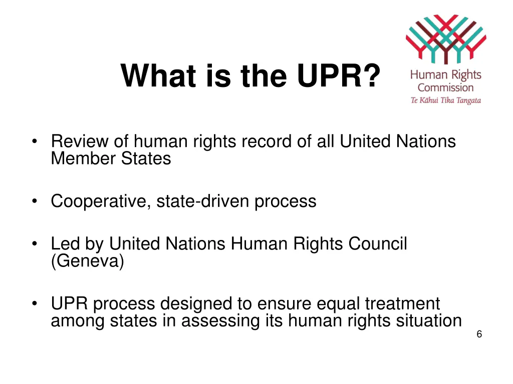 what is the upr