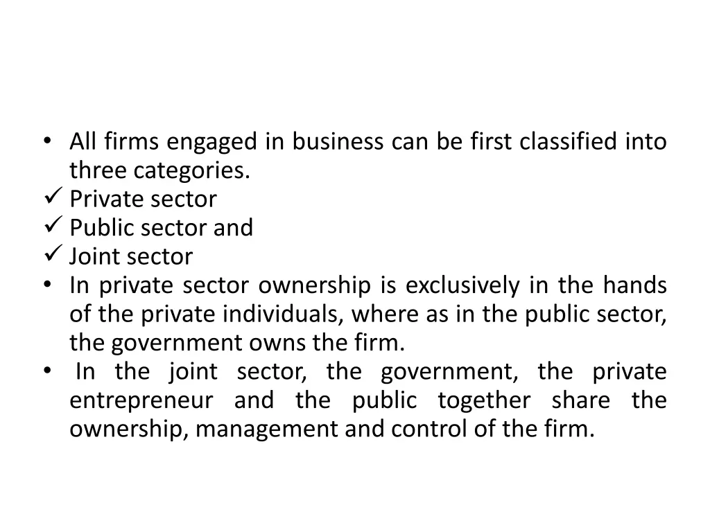 all firms engaged in business can be first