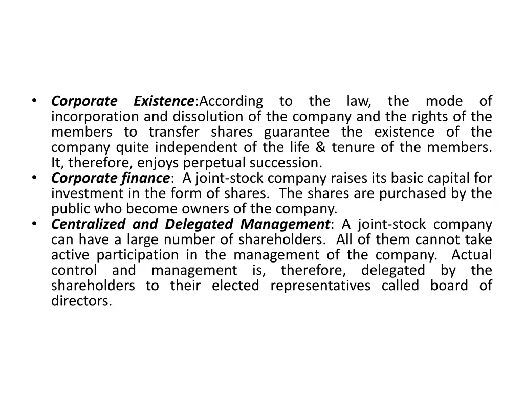 corporate incorporation and dissolution