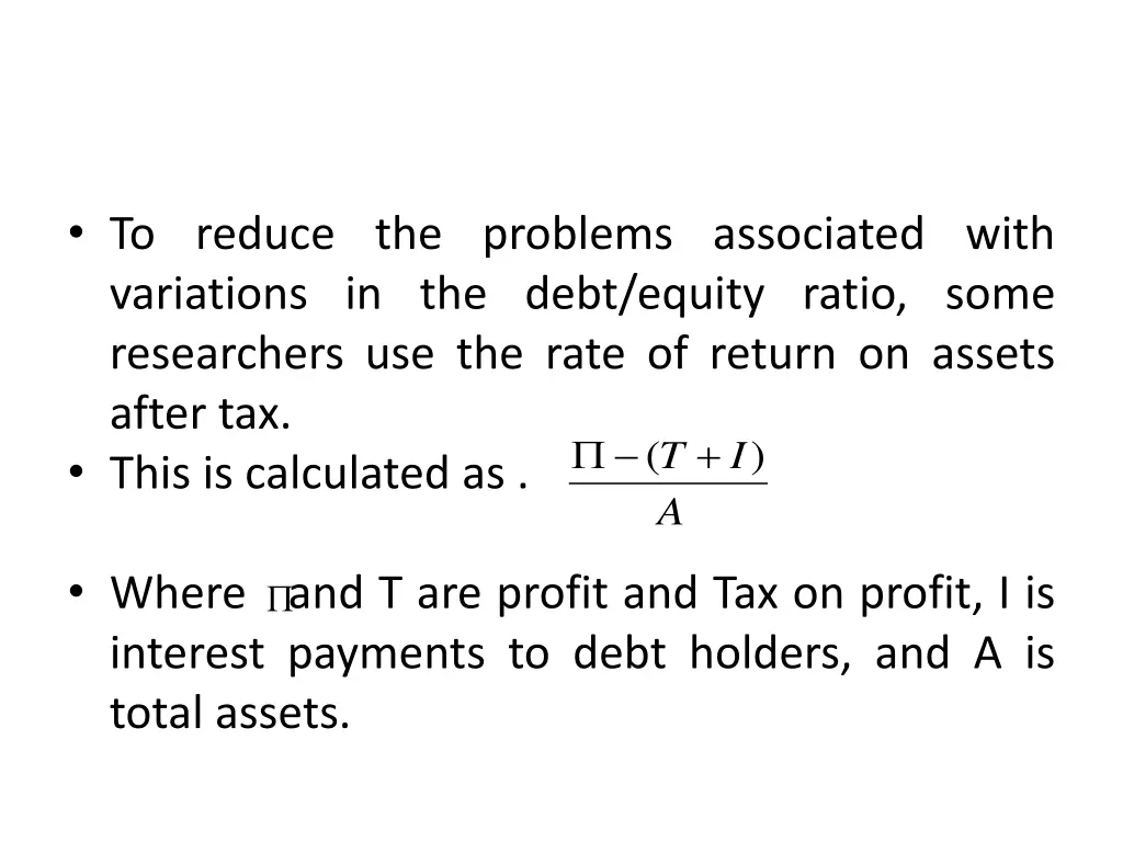 to reduce the problems associated with variations