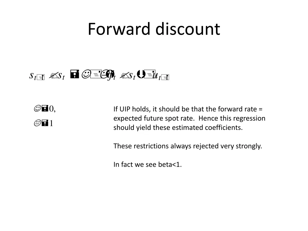 forward discount