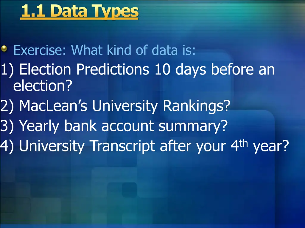1 1 data types