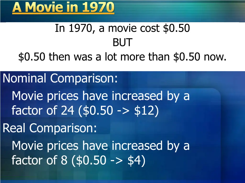 a movie in 1970