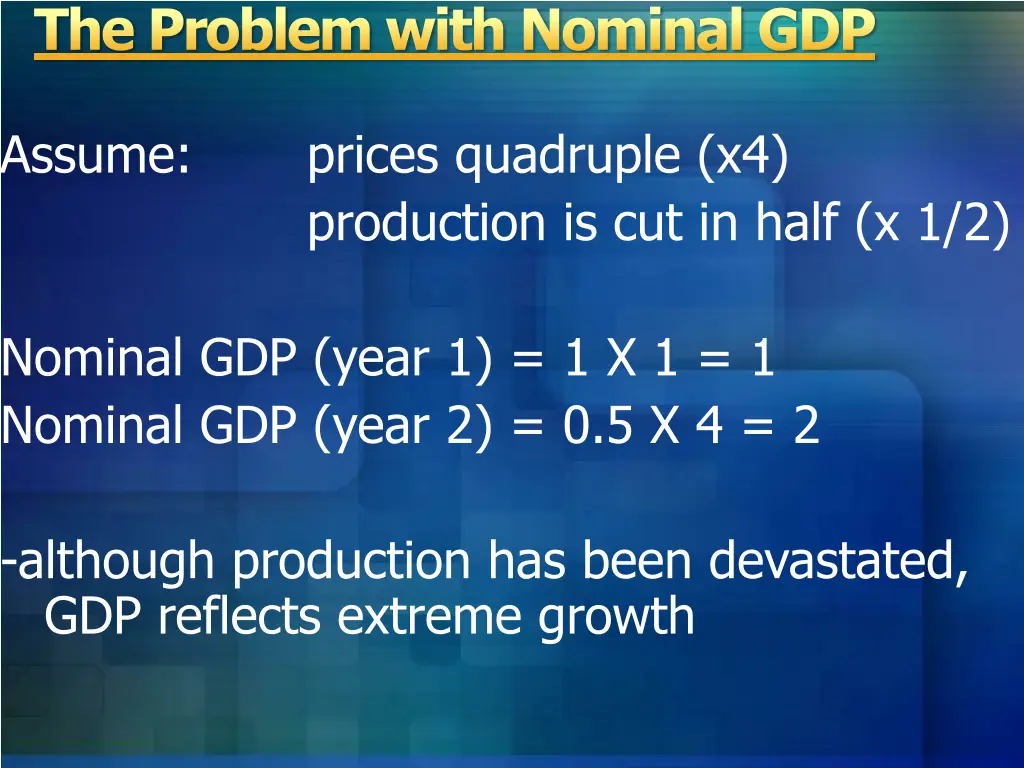 the problem with nominal gdp