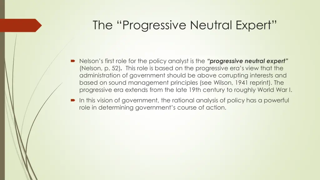 the progressive neutral expert