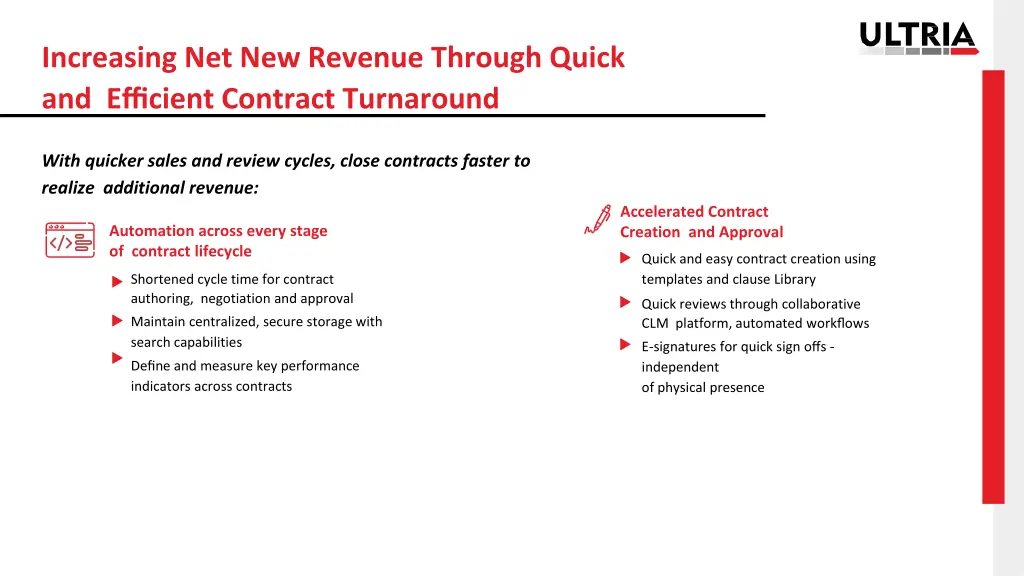 increasing net new revenue through quick 1
