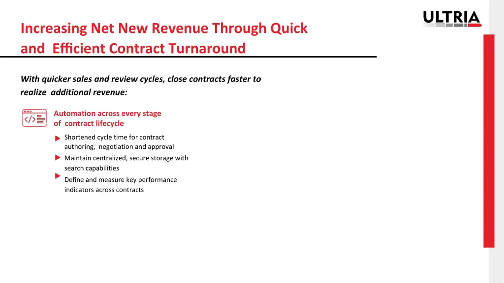 increasing net new revenue through quick