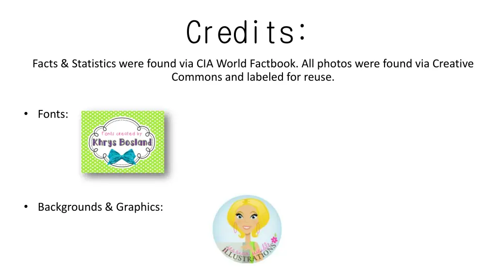 credits