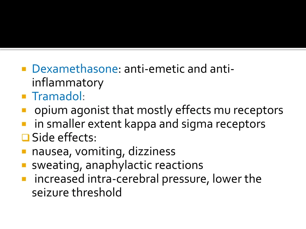 dexamethasone anti emetic and anti inflammatory