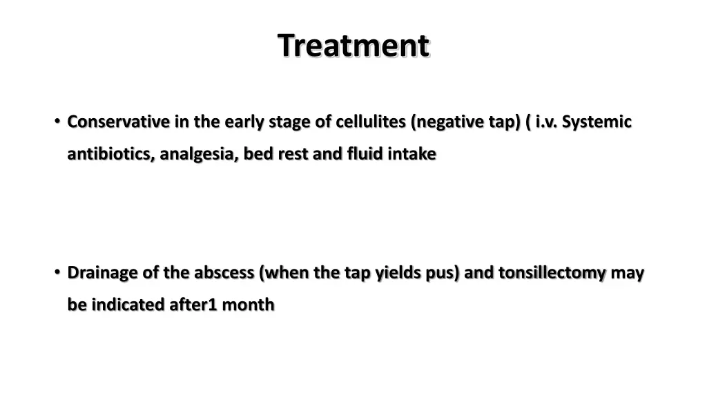 treatment
