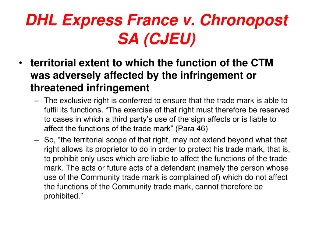 dhl express france v chronopost sa cjeu 1