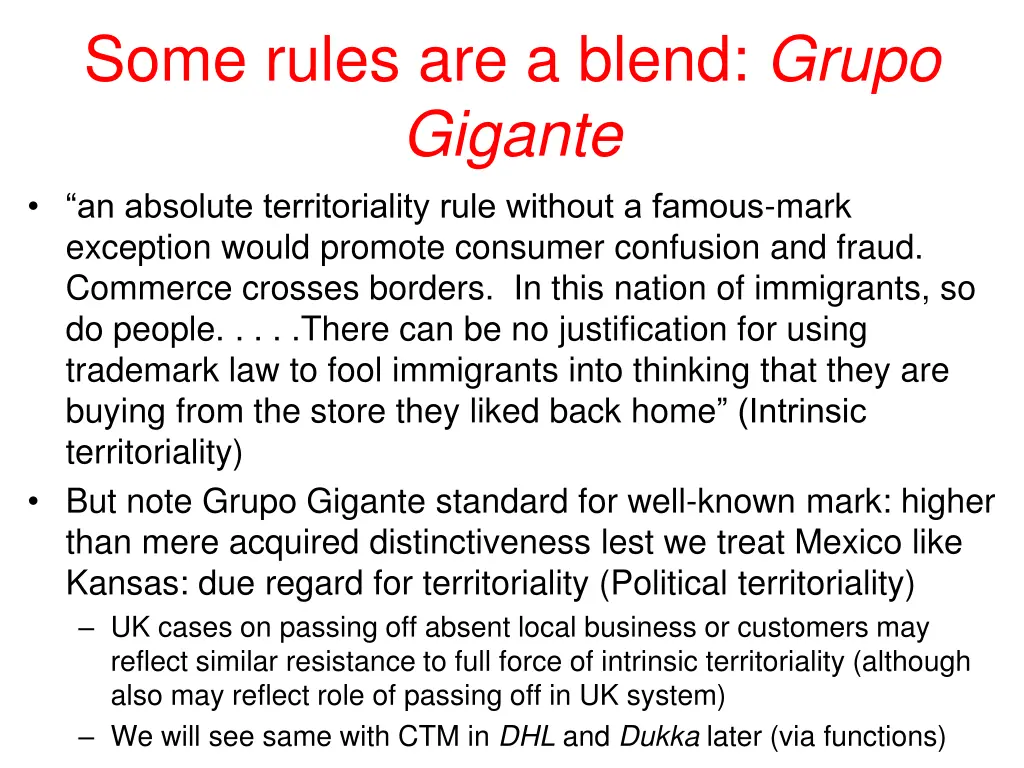 some rules are a blend grupo gigante an absolute