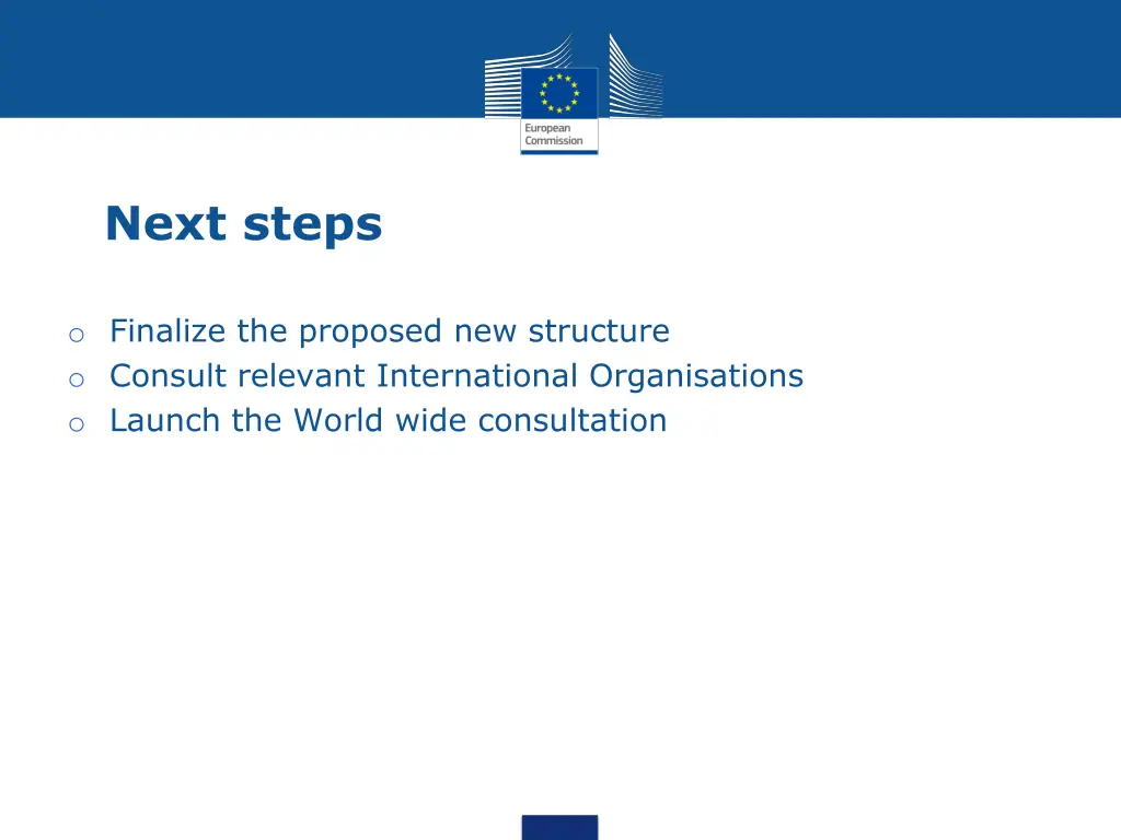 next steps