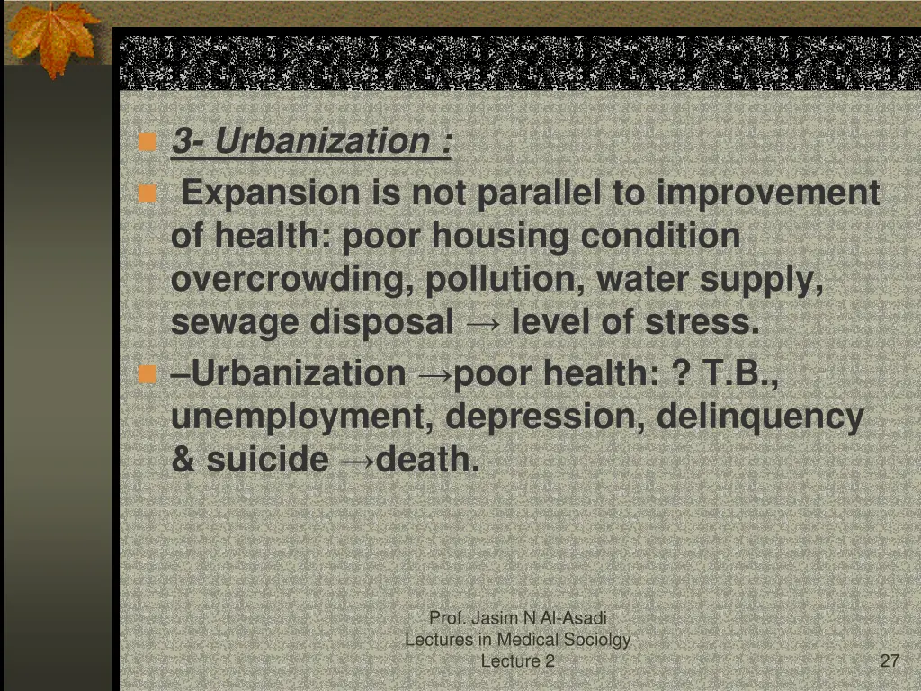 3 urbanization expansion is not parallel