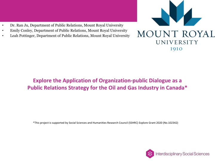 dr ran ju department of public relations mount