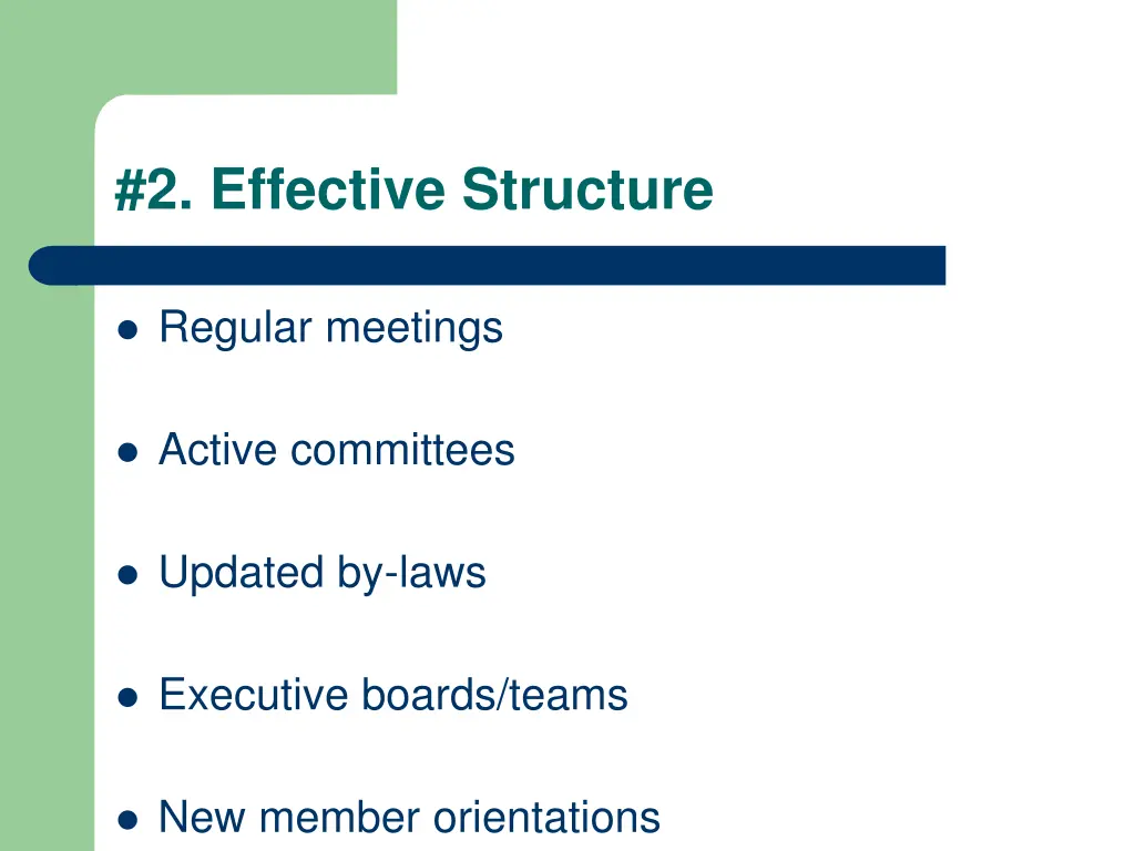 2 effective structure