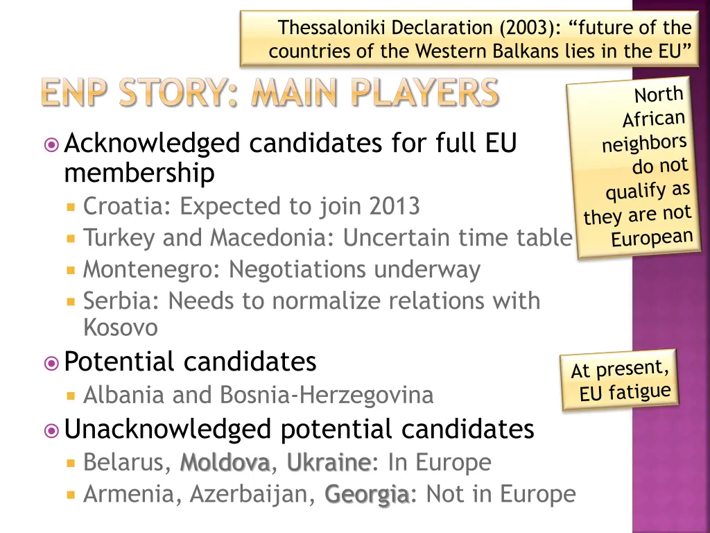 thessaloniki declaration 2003 future