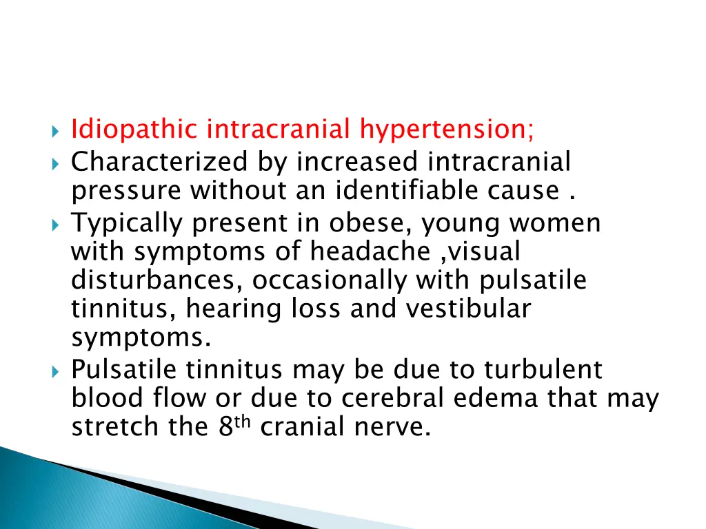 idiopathic intracranial hypertension
