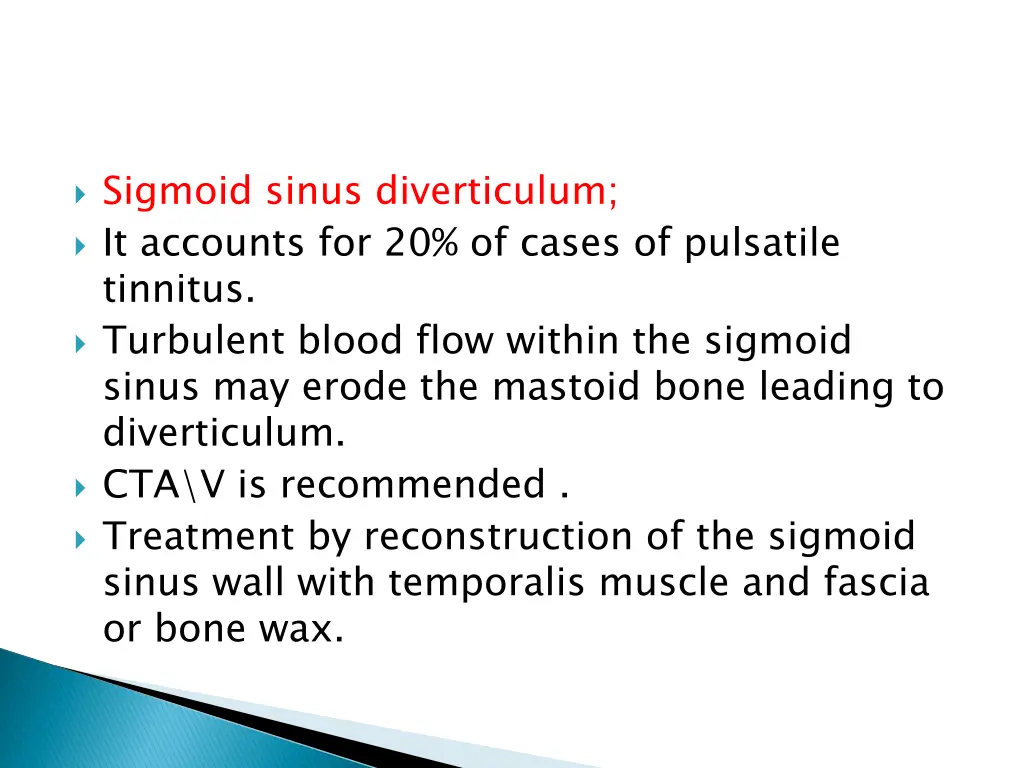 sigmoid sinus diverticulum it accounts