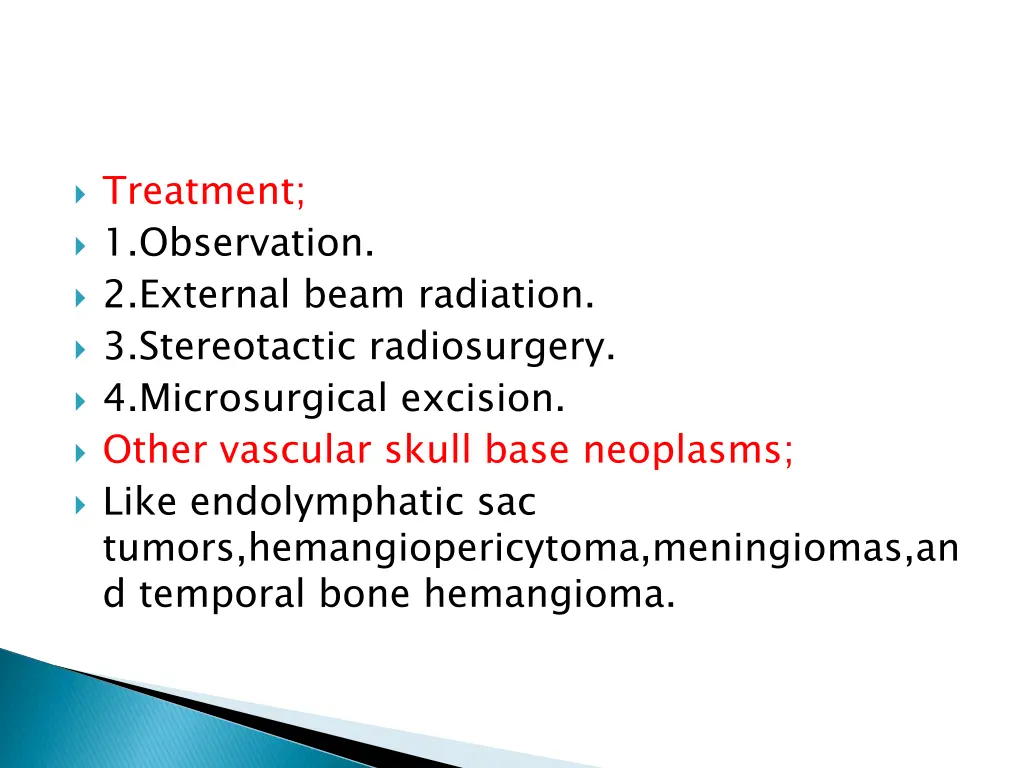 treatment 1 observation 2 external beam radiation