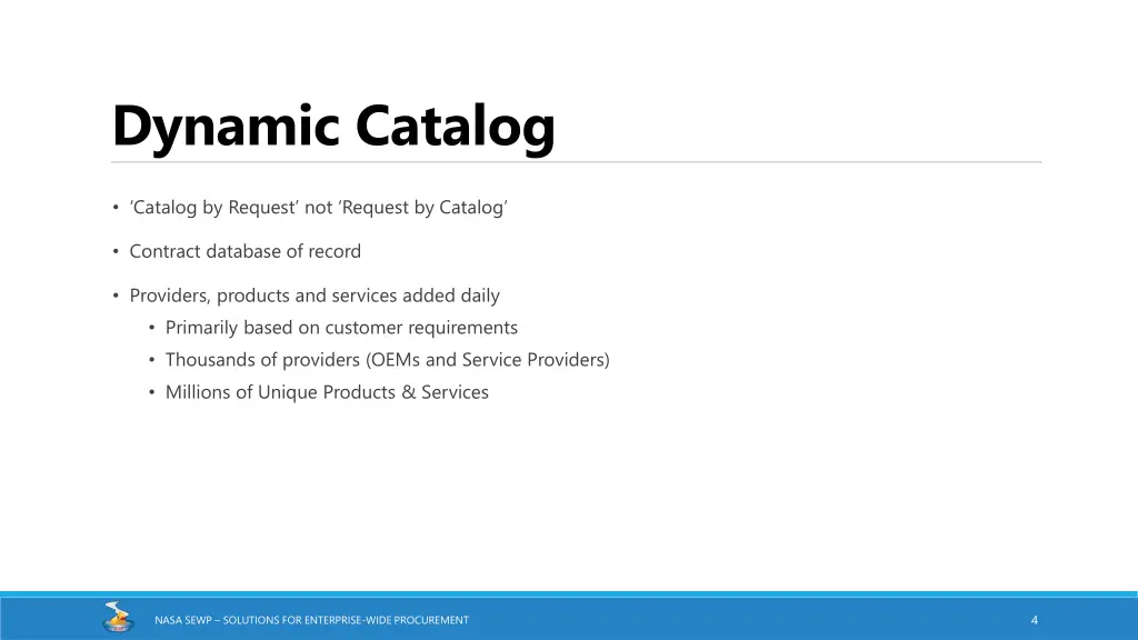 dynamic catalog