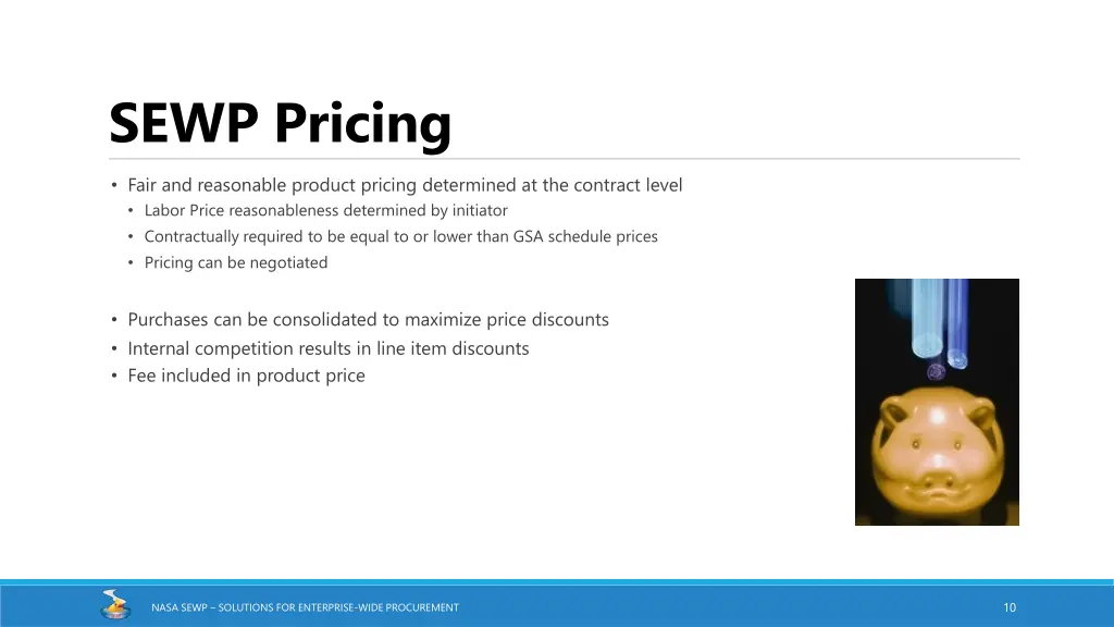 sewp pricing