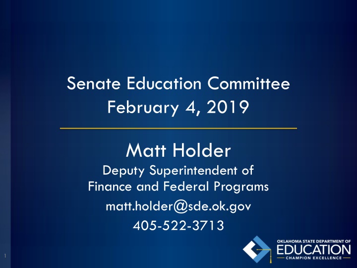 senate education committee february 4 2019