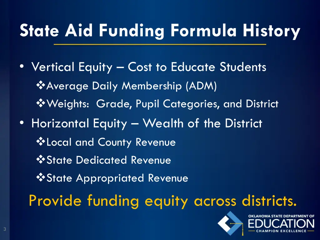state aid funding formula history 1
