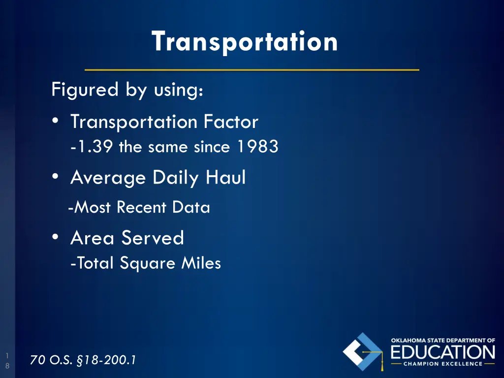 transportation