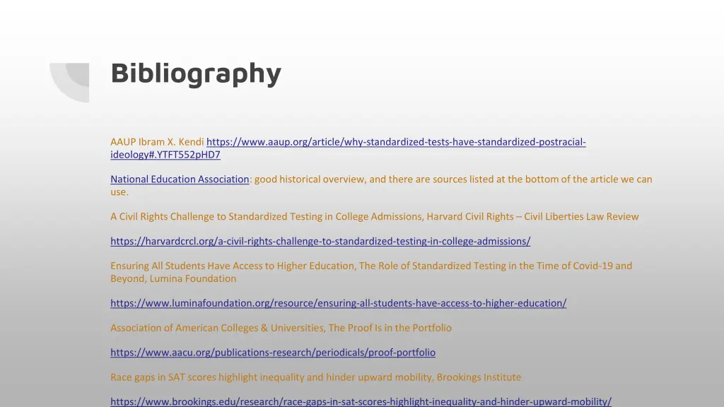 bibliography