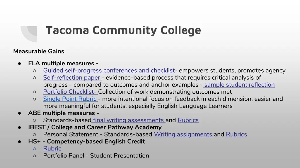 tacoma community college
