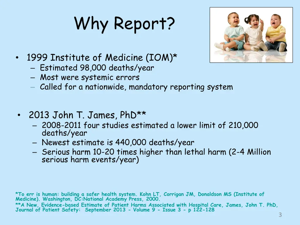 why report