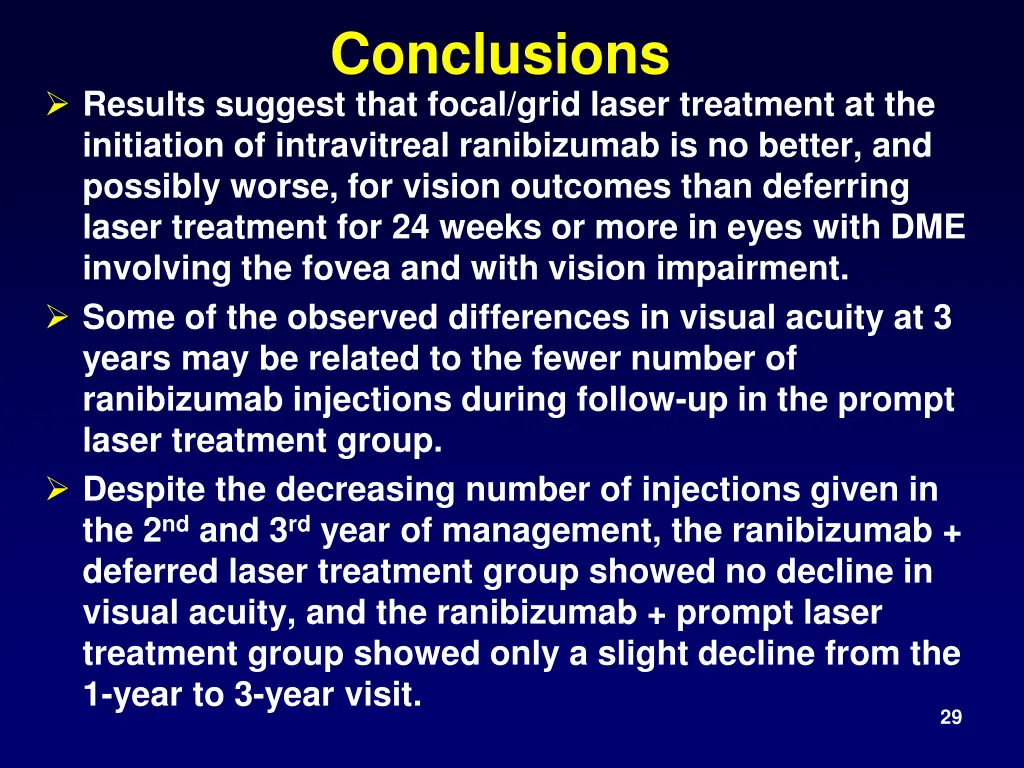 conclusions