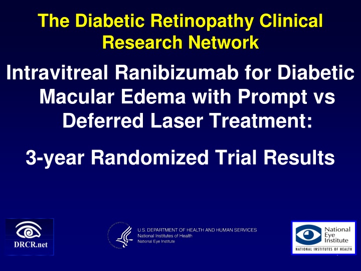the diabetic retinopathy clinical research