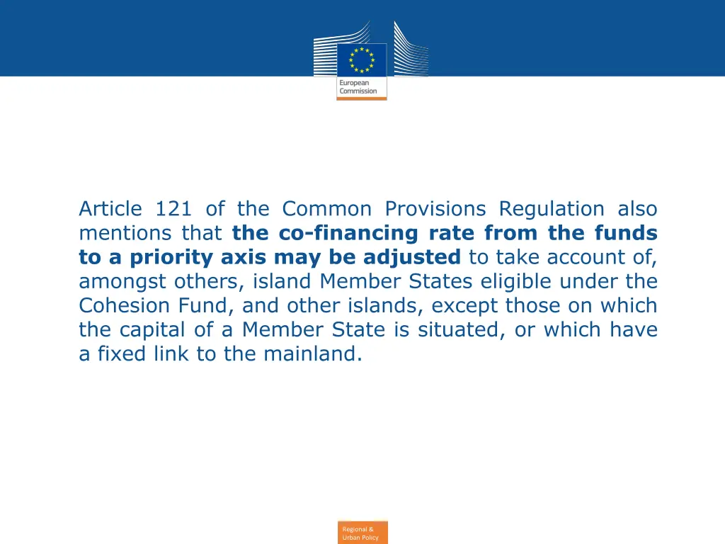 article 121 of the common provisions regulation