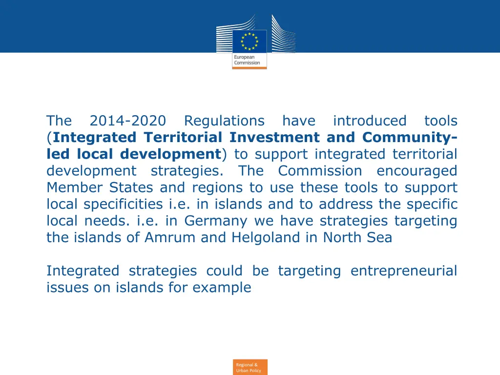 the integrated territorial investment