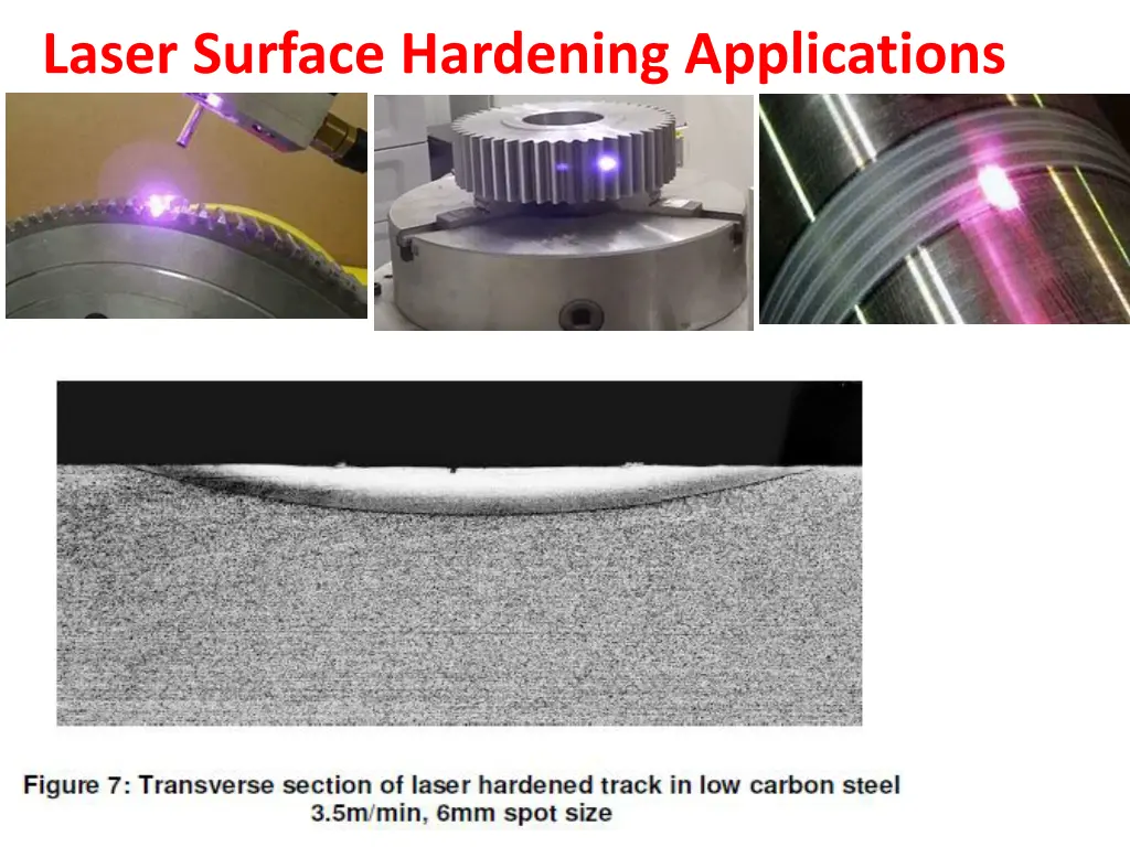 laser surface hardening applications