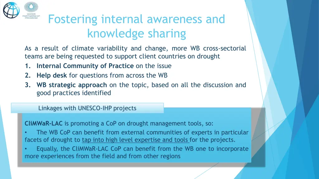 fostering internal awareness and knowledge sharing
