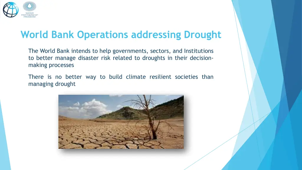 world bank operations addressing drought