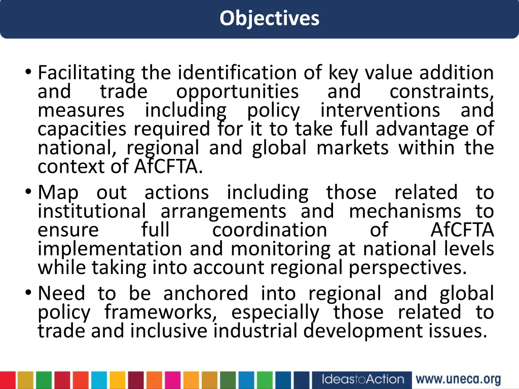 objectives