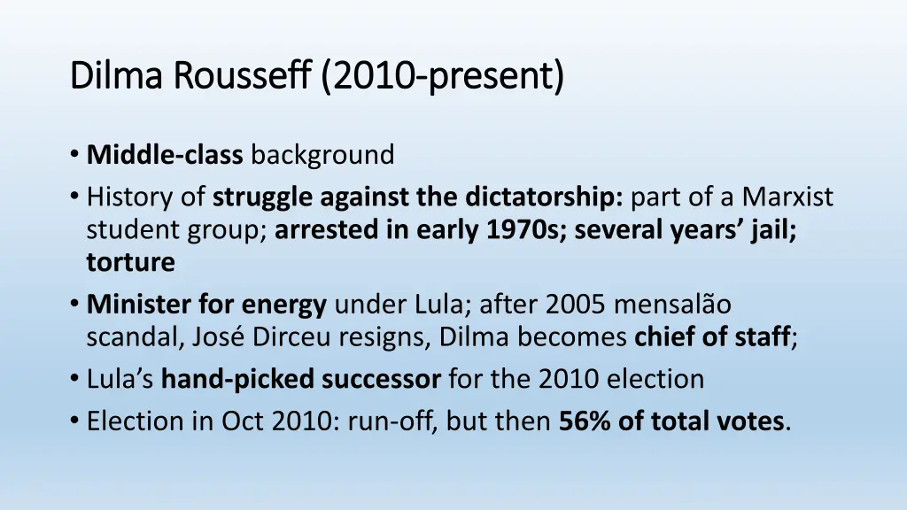 dilma dilma rousseff rousseff 2010