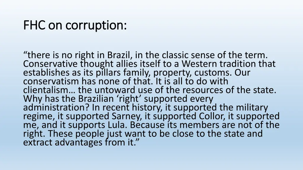 fhc on corruption fhc on corruption