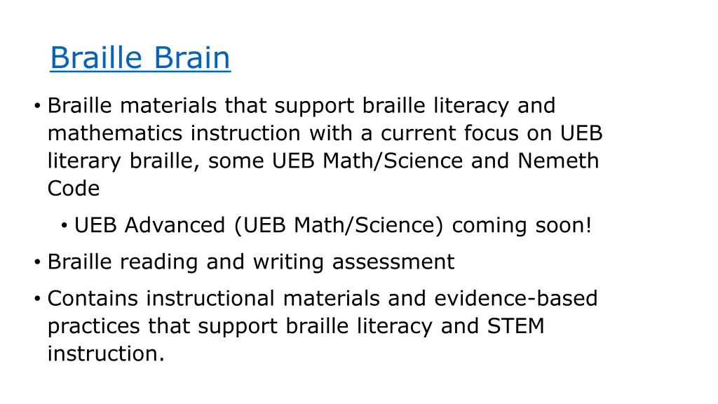 braille brain