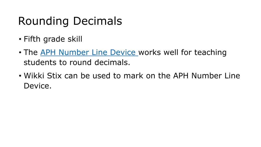 rounding decimals