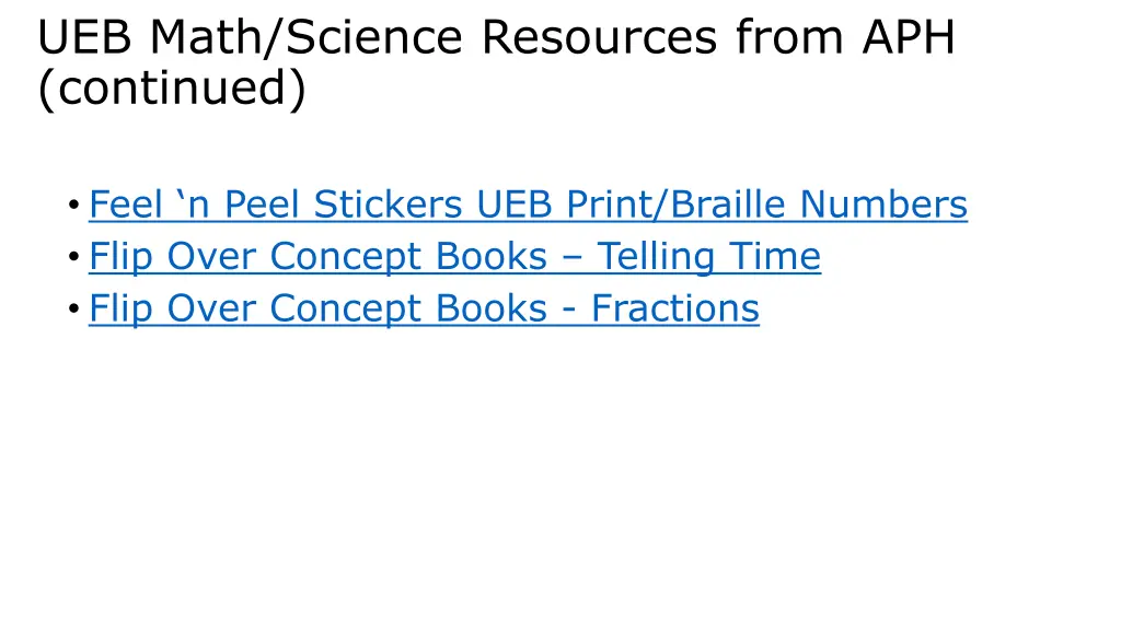 ueb math science resources from aph continued