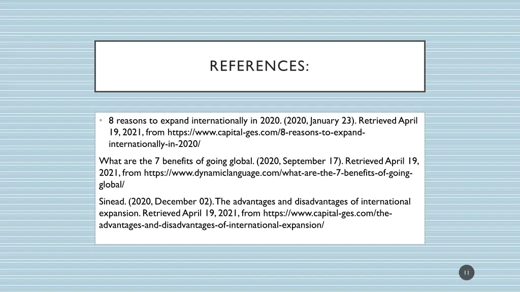 references