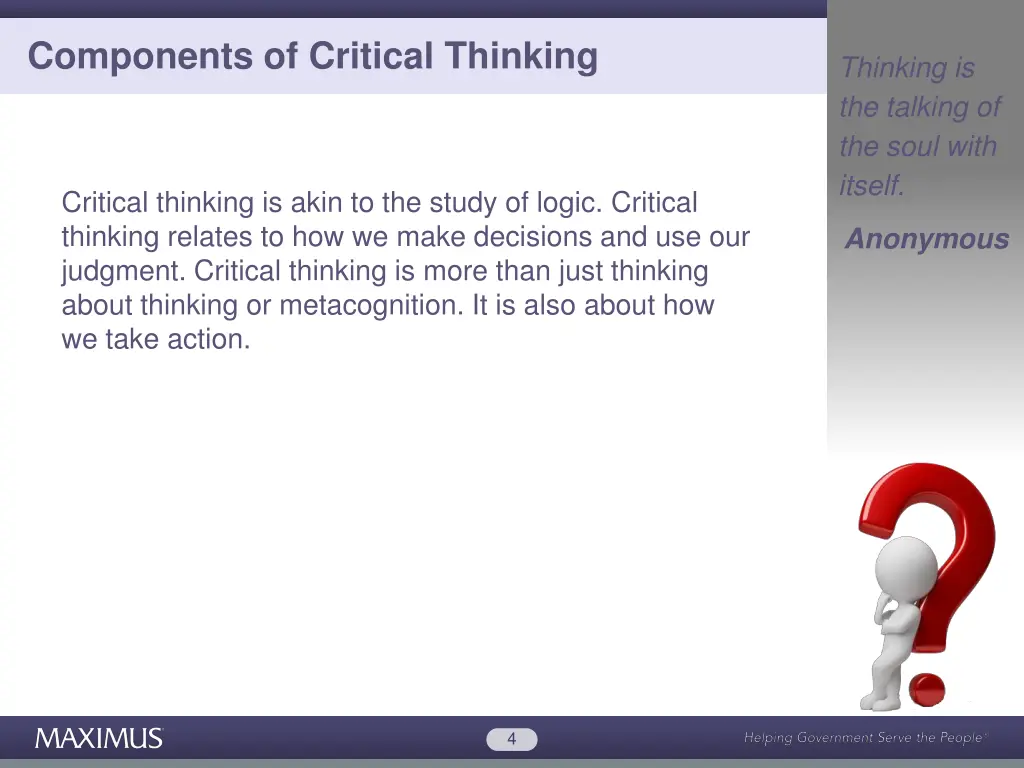 components of critical thinking