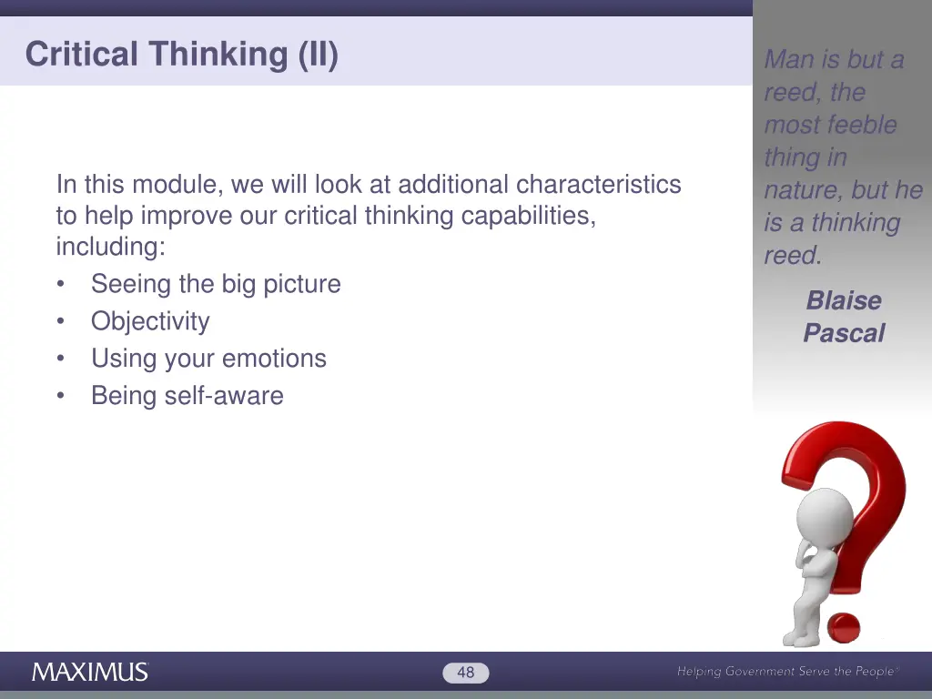 critical thinking ii